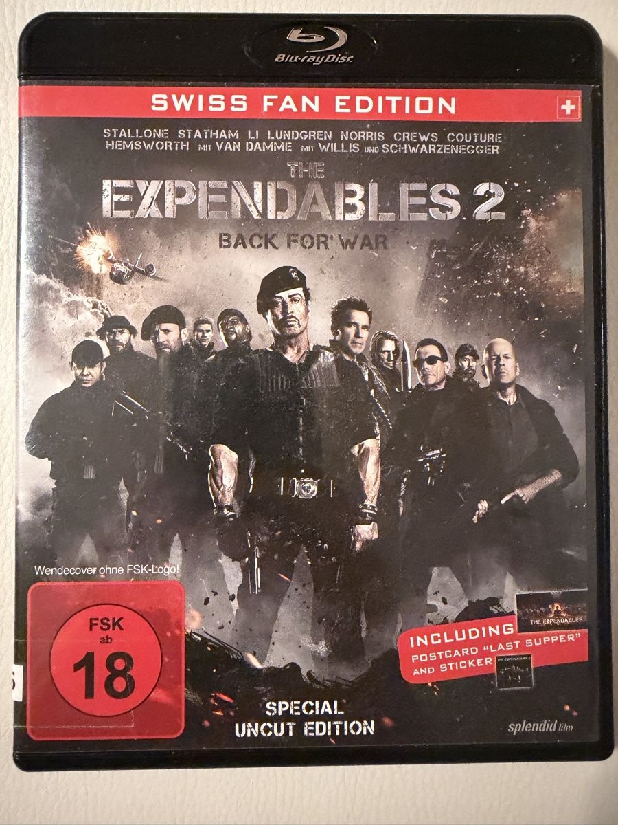 Tutti i DVDs: Blu-Ray The Expendables 2 – Usato da Rorschach venduto da mar_nl6c