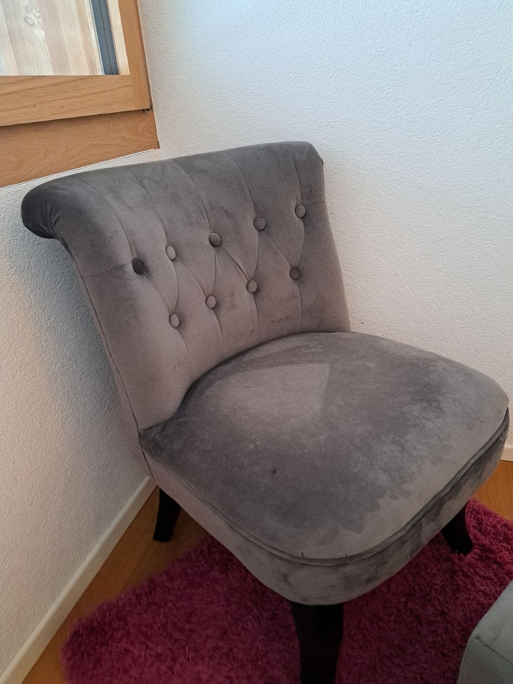 Conforama Poltrone: Grauer Sessel mit Hocker - guter Zustand! – Usato da Visperterminen venduto da heinzi_02 3