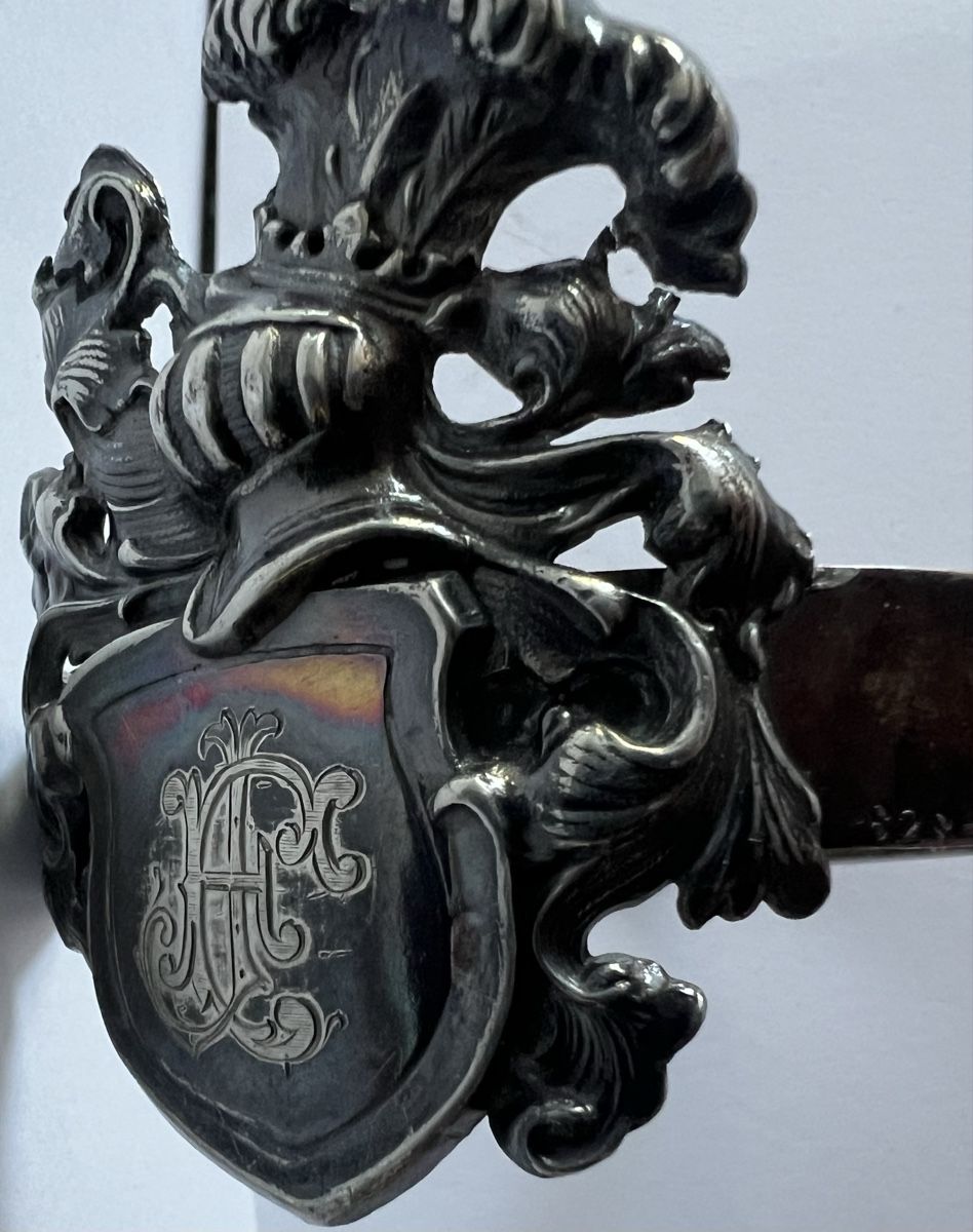 Sonstige Dekorationen & Accessoires: Antiker WMF Silberauflage Serviettenring 1902, Wap – Gebraucht aus Oberhofen Thun'see von SwissTreasure 5