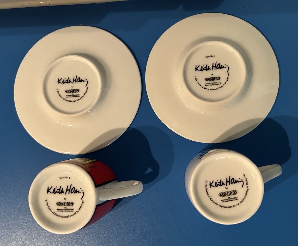 Tasses: 2 Espresso Tassen Keith Haring  – D'occasion à Bülach par larson27 3