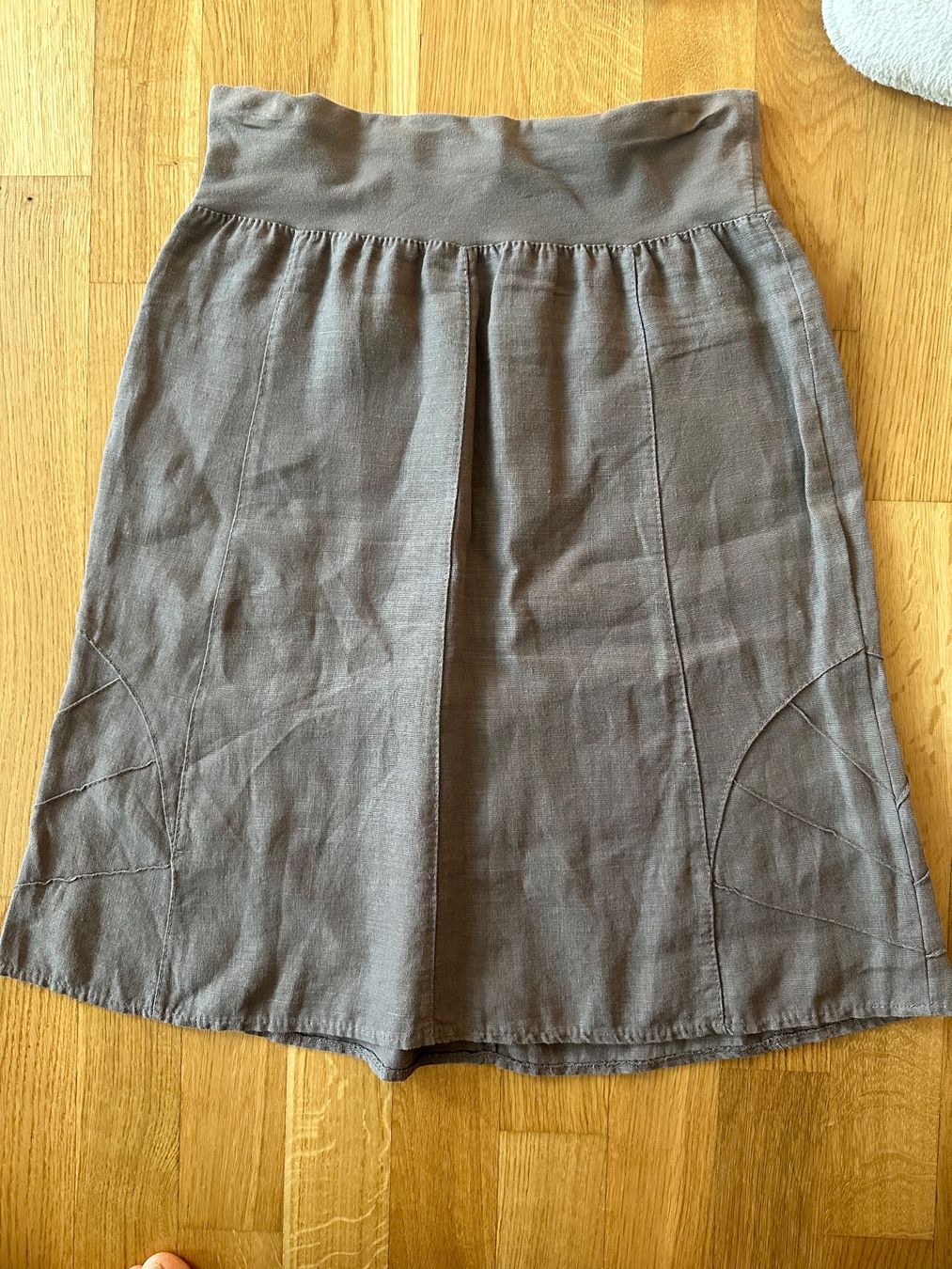 Gonne: Leinen Rock taupe S – Usato da Rothenburg venduto da wer_g9fd 4