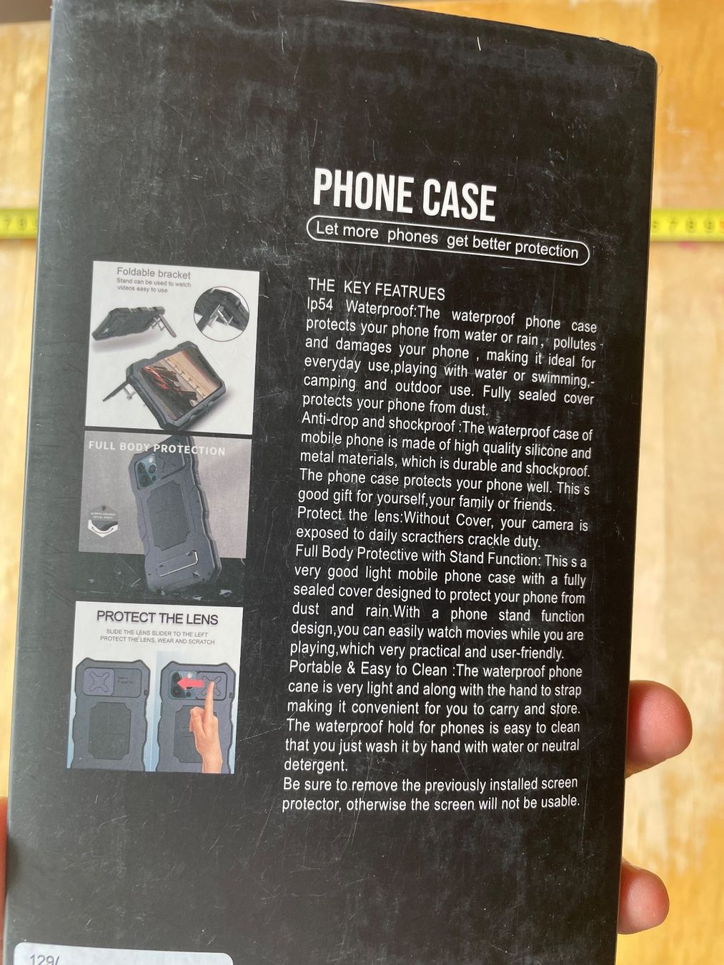 Covers & Schutzfolien: I Phone 12 Pro Max- Neue, robuste Handyhülle mit Ständer – Neu und originalverpackt aus Sent von ManuelB07 1