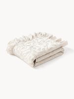 Clara Strukturierte Baumwoll-Decke mit Rüschen CHF 199-40%