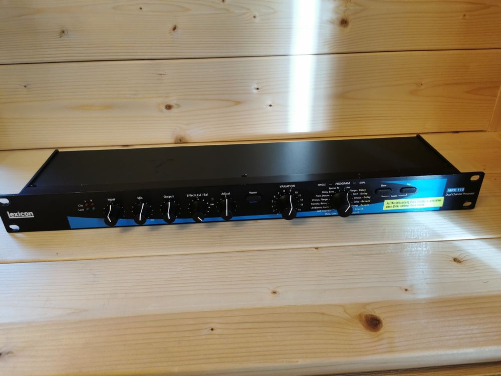 Lexicon MPX110 Multi Effekt Gerät, Rack, Klassiker (Gebraucht) in ...