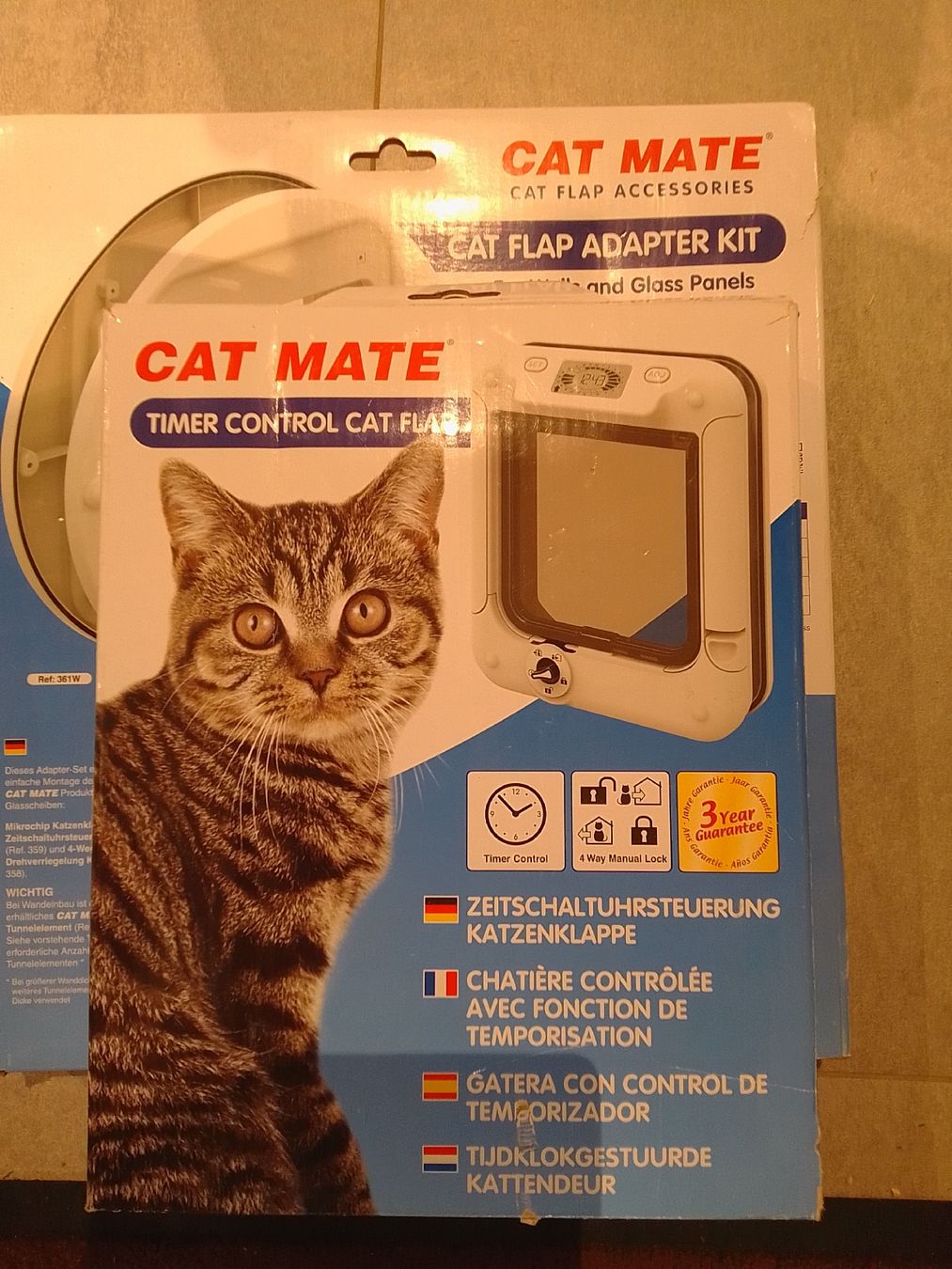 Katzenklappen: CAT MATE Adapter Kit und Katze Klappe Timer Control gebrauch – Gebraucht aus Turbenthal von herby67 1