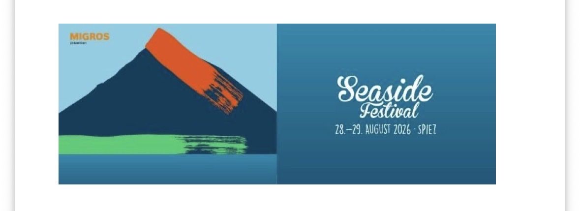 Tickets: Seaside Tagespass Samstag 29.8.26 – Neu und originalverpackt aus Reinach BL von Sibina