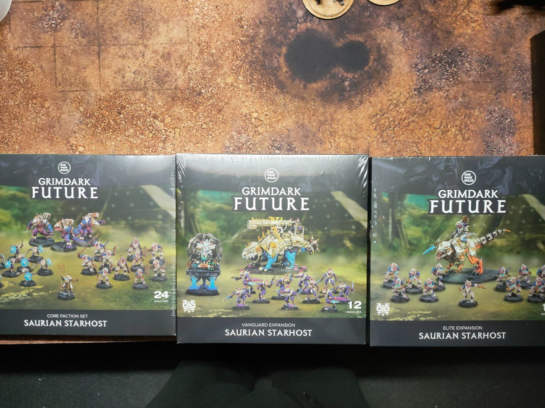 Spiele: Saurian Starhost OPR One Page Rules,Alternative zu Warhammer – Neu und originalverpackt aus Baden von Araneus