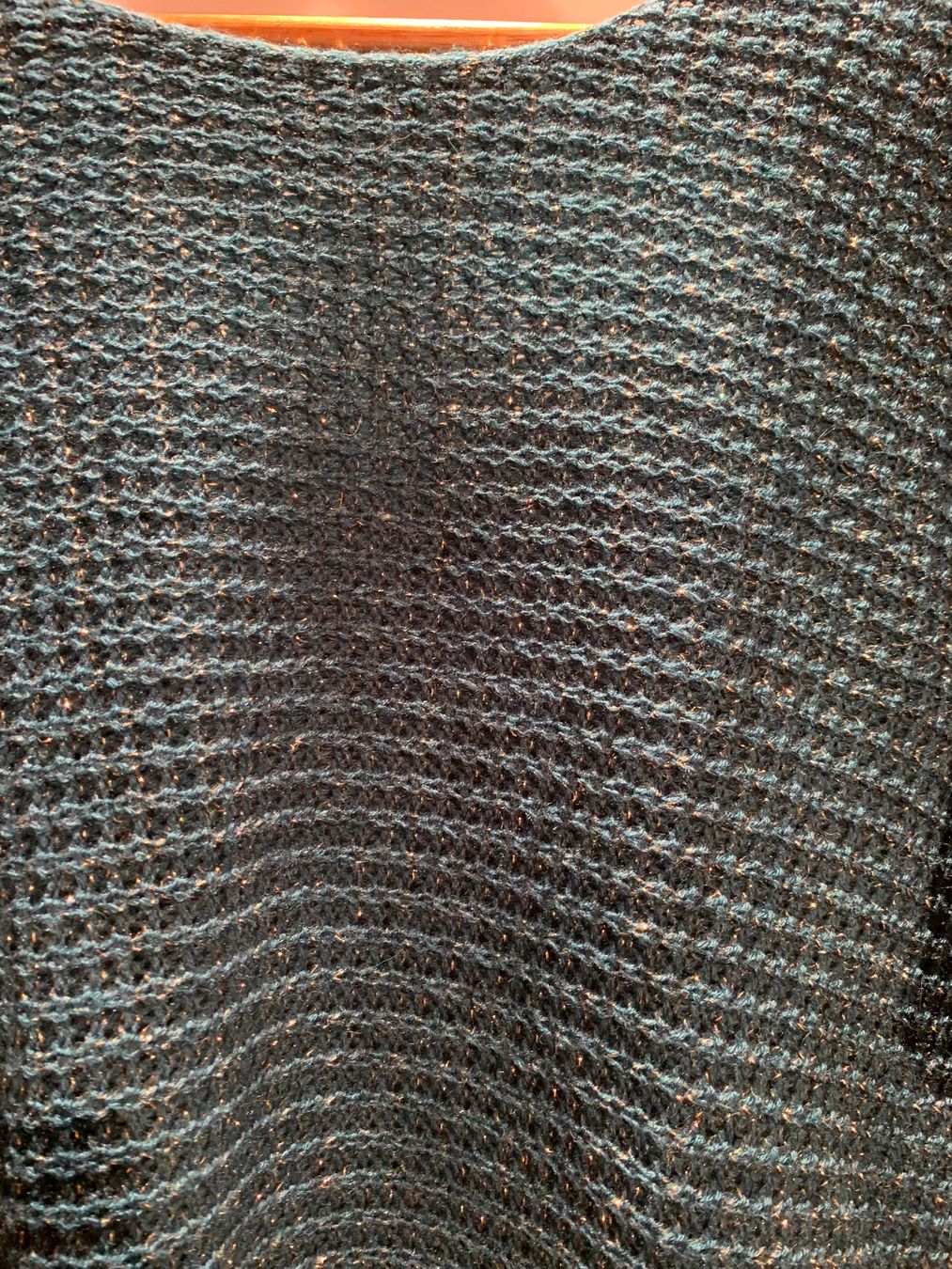 Pullover & Sweatshirts: Damen Pullover in Petrol mit Glitzerfäden, Grösse M – Gebraucht aus Rosshäusern von MiJoDoOl 2