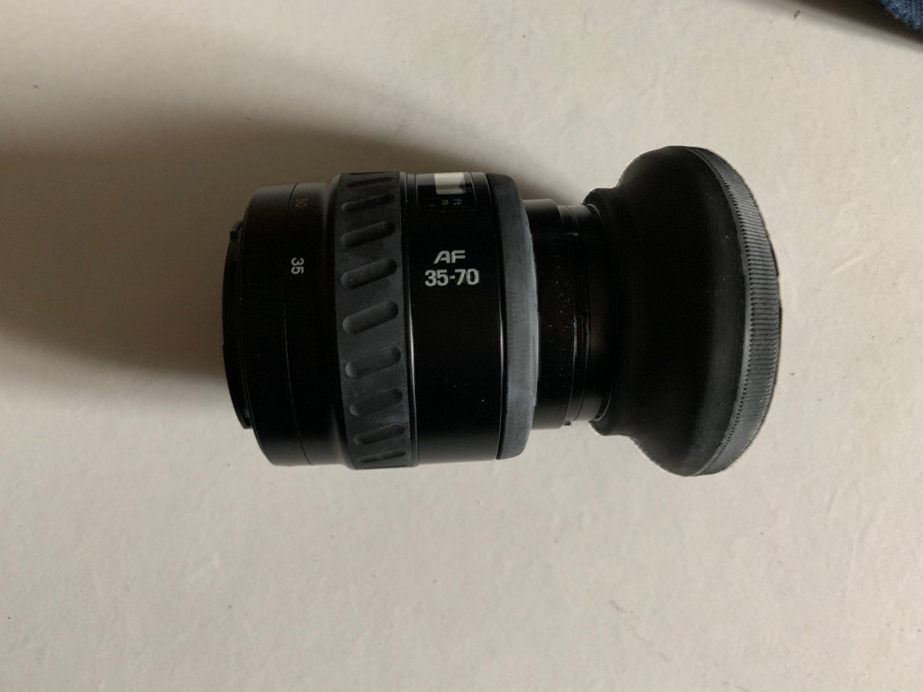 Minolta Fotocamera: MINOLTA Kamera mit Objektiv – Usato da Arch venduto da Karibu19 4