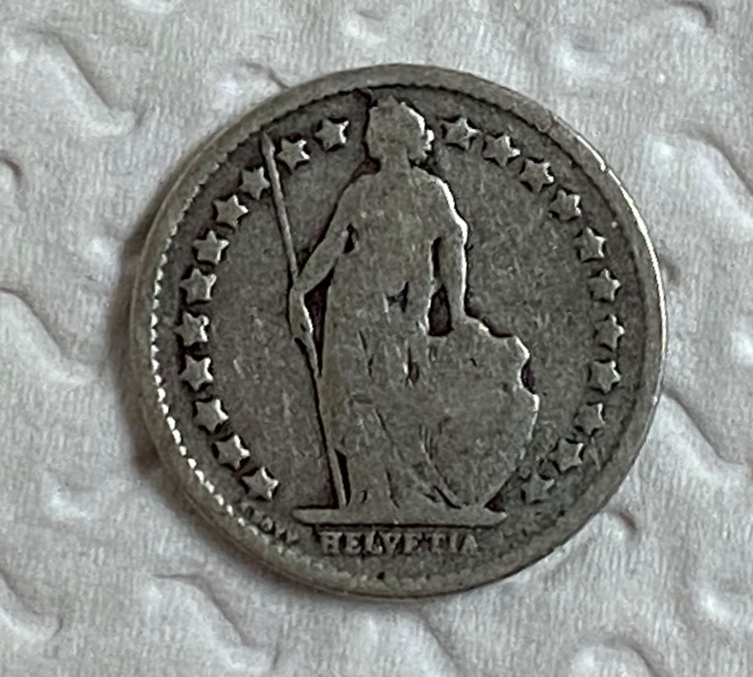 Tutti le monete: 50 Rappen oder 1/2 Fr.1906 B ( Silber ) – Usato da Oensingen venduto da Stro11 1