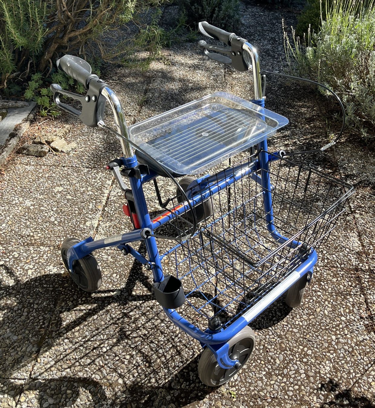 Ausili per la deambulazione: Rollator LANDI-blau ungebraucht – Nuovo (secondo la descrizione) da Wil SG venduto da Rraini 1
