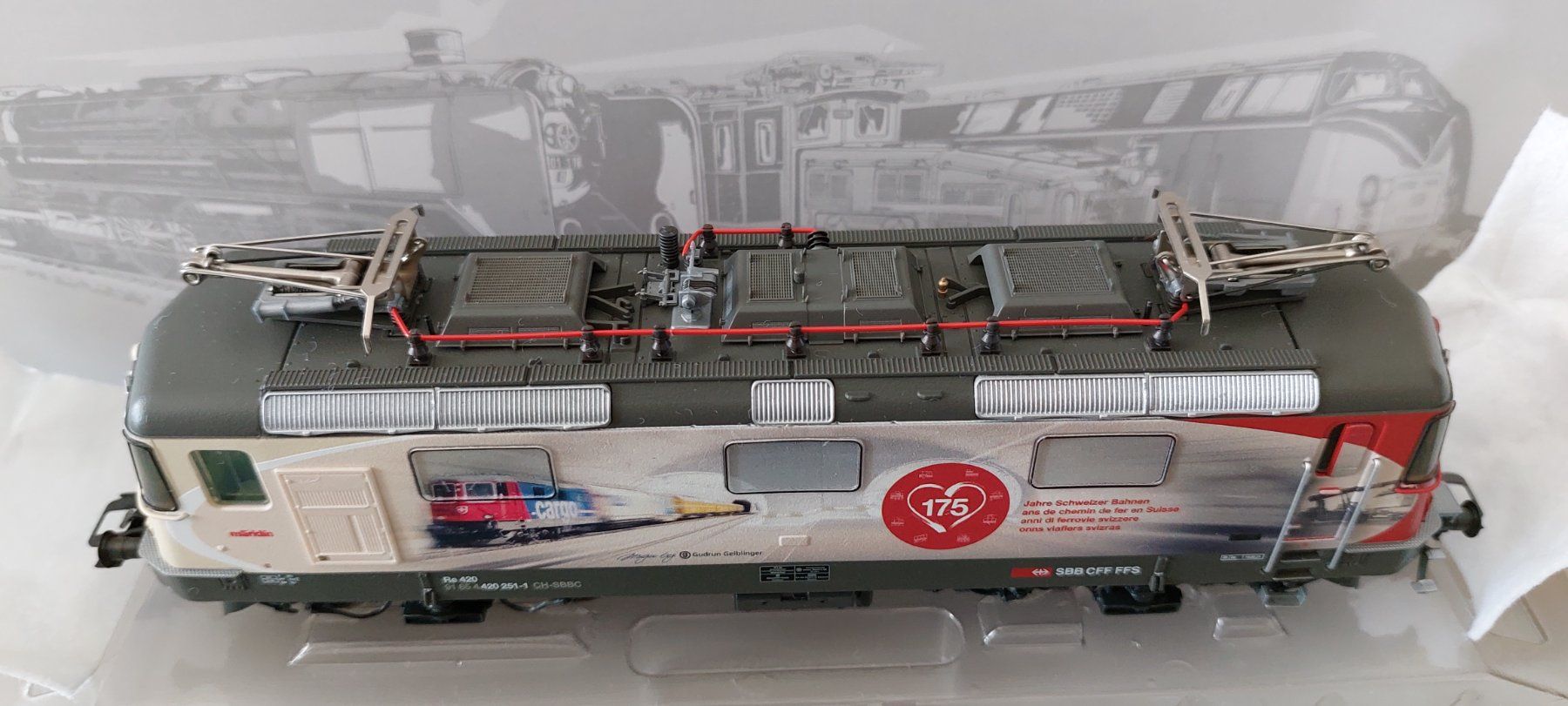 Trix Modellini di ferrovie: TRIX 25875 - E-Lok Re 420 SBB Cargo - DCC mfx/Sound – Nuovo e nell'imballaggio originale da Rotkreuz venduto da MOBAHN-1zu87 2