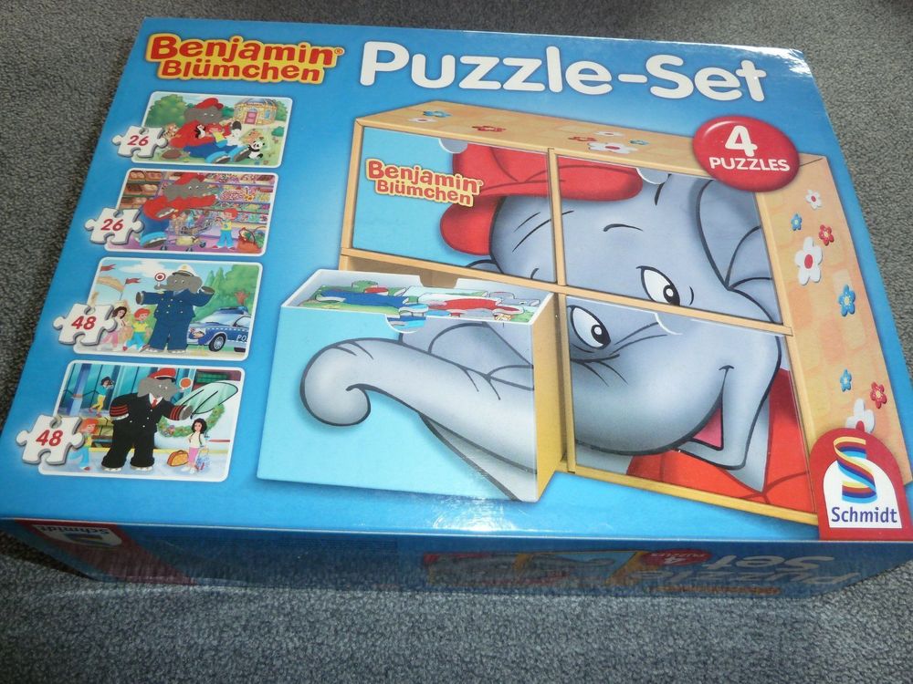 Schmidt Spiele Benjamin Blümchen Puzzle – 40 Teile, Ab 5 Jahren – 36x24 Cm