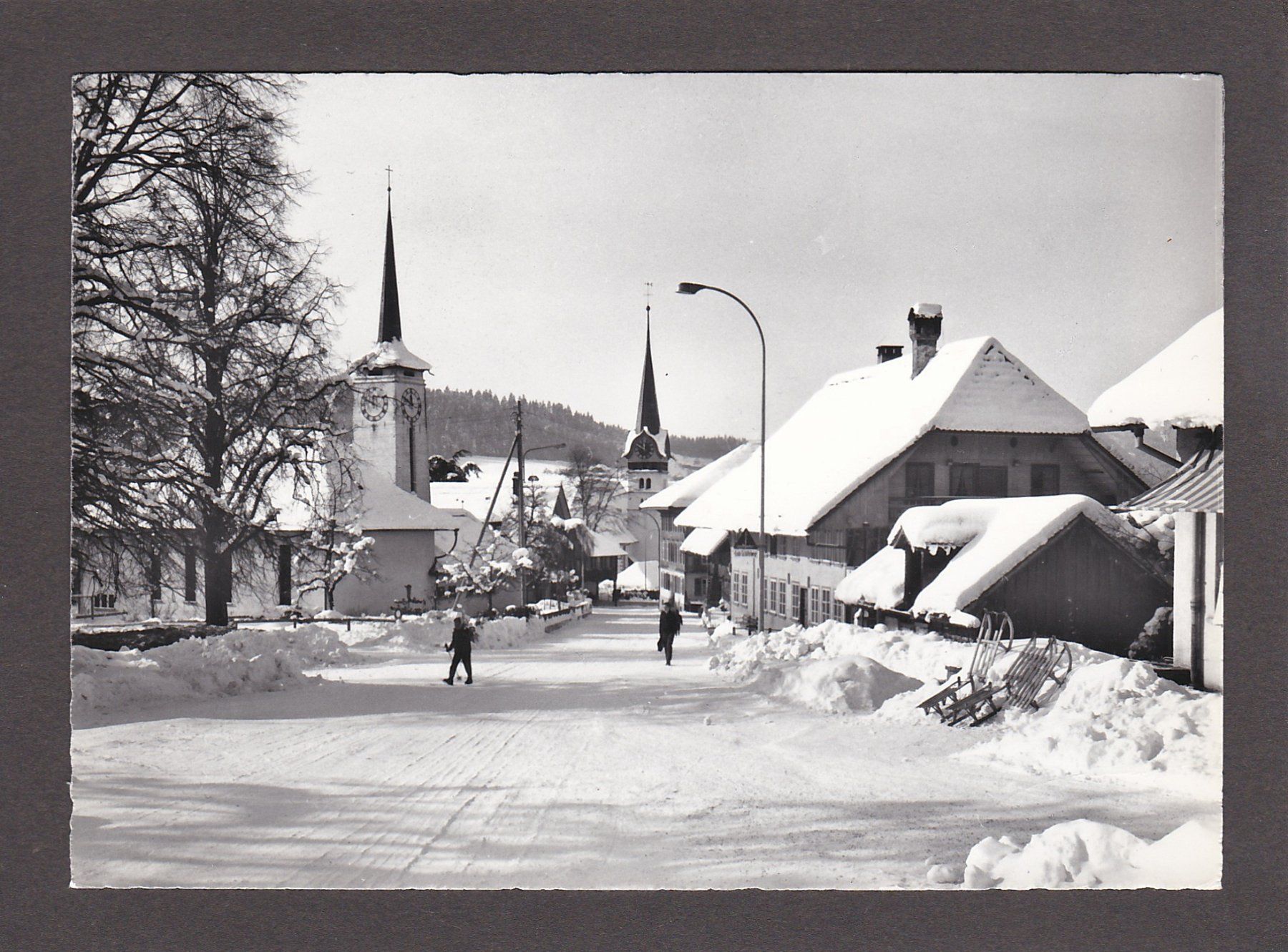 Cartoline postali: LANGNAU i.E. im Winter – Usato da Reiden venduto da cinfis