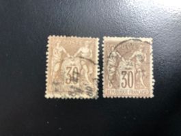 2 timbres oblitéré 30 cent no 69  France