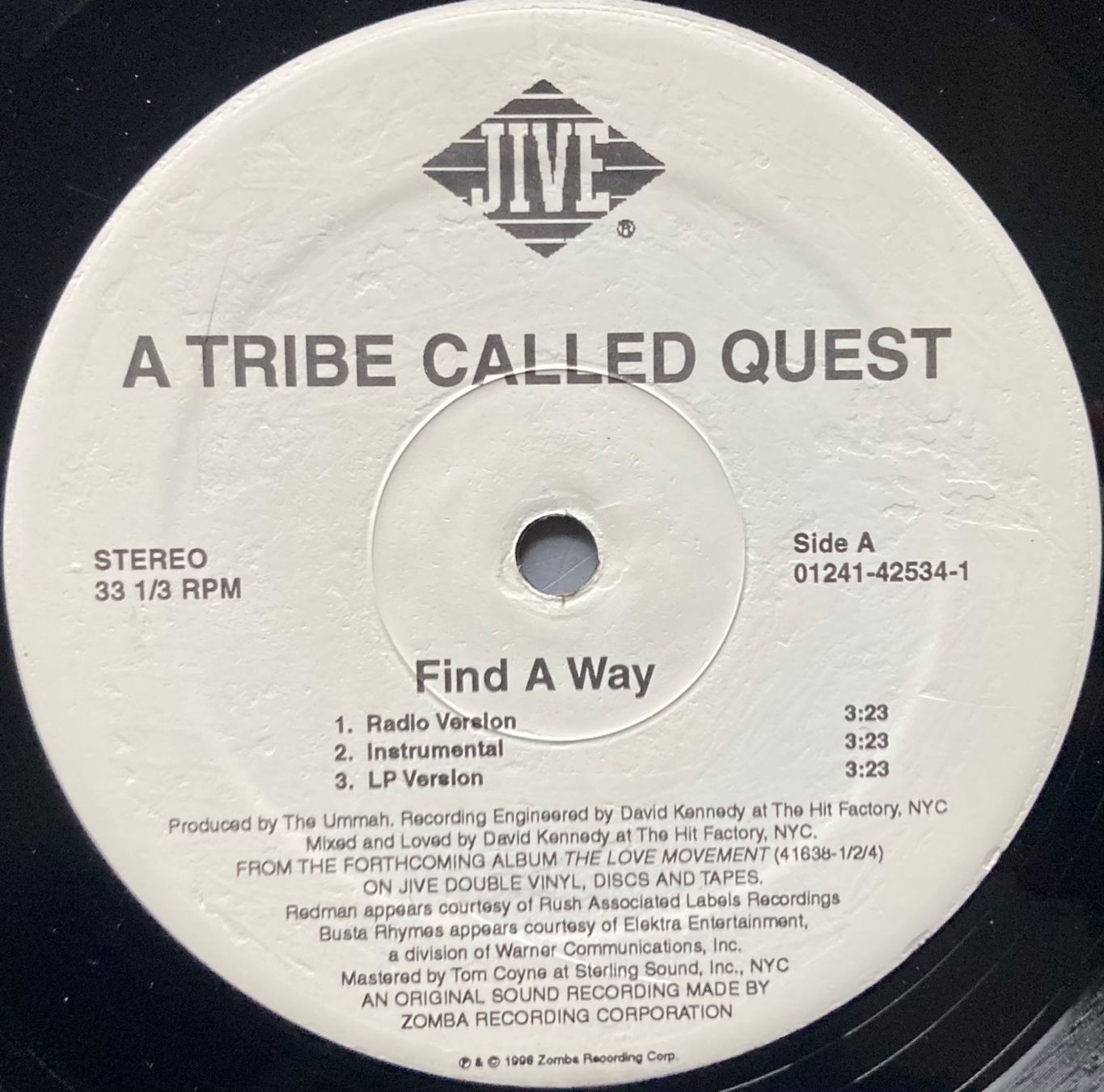 Dischi in vinile: A TRIBE CALLED QUEST - FIND A WAY – Usato da Poliez-Pittet venduto da Newtown-Records 2