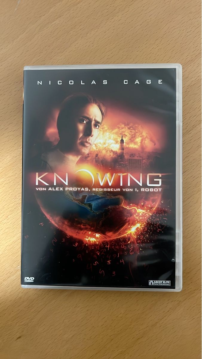 Tutti i DVDs: Knowing DVD mit Nicolas Cage - Apokalypse-Thriller – Usato da windisch venduto da meisterkingremo