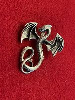 Anhänger Drache 925 Sterling Silber Steel Art