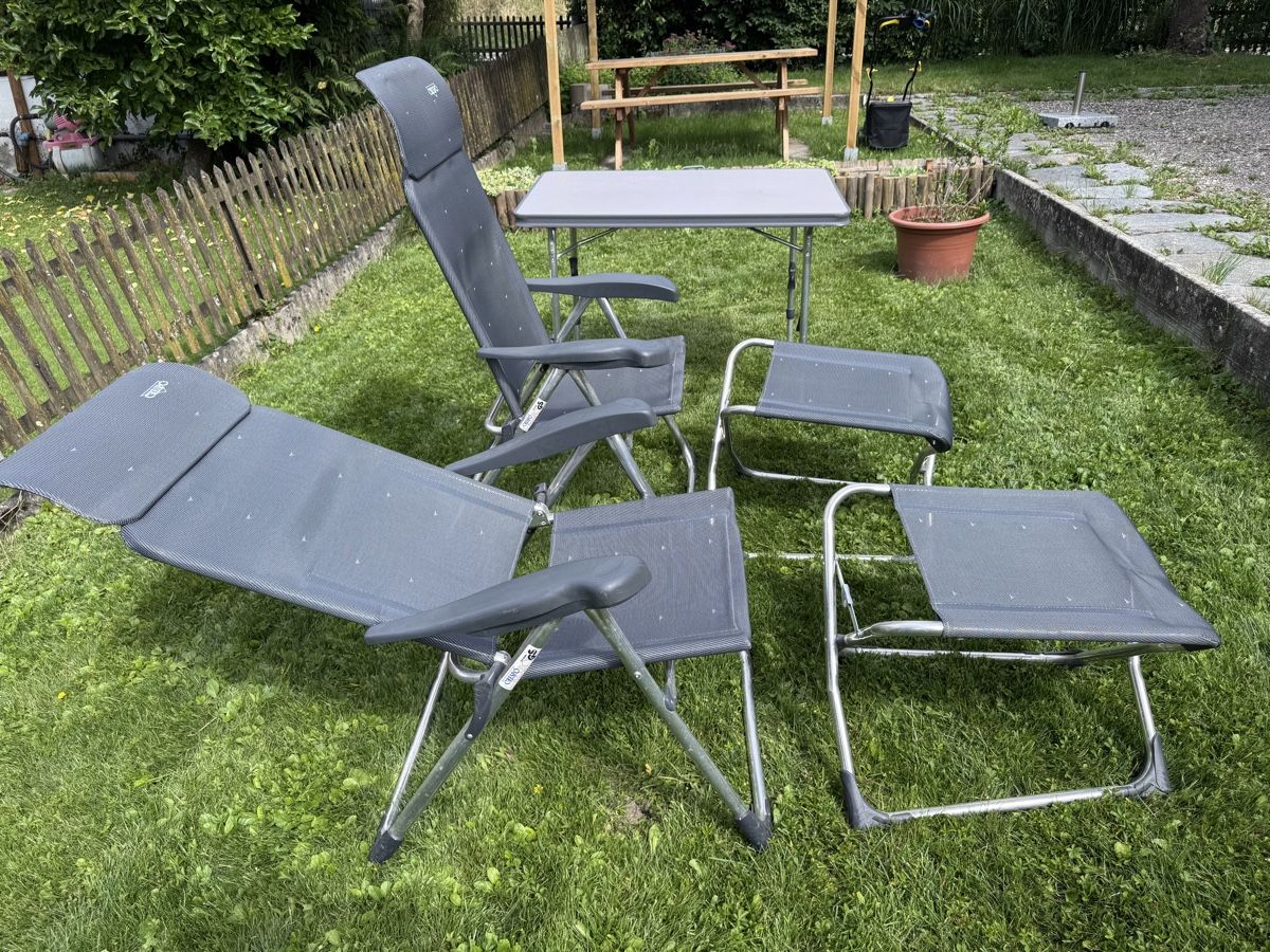 Set di tavolo e panche: Crespo Campingmöbel – Usato da Buchrain venduto da Burro_55 1
