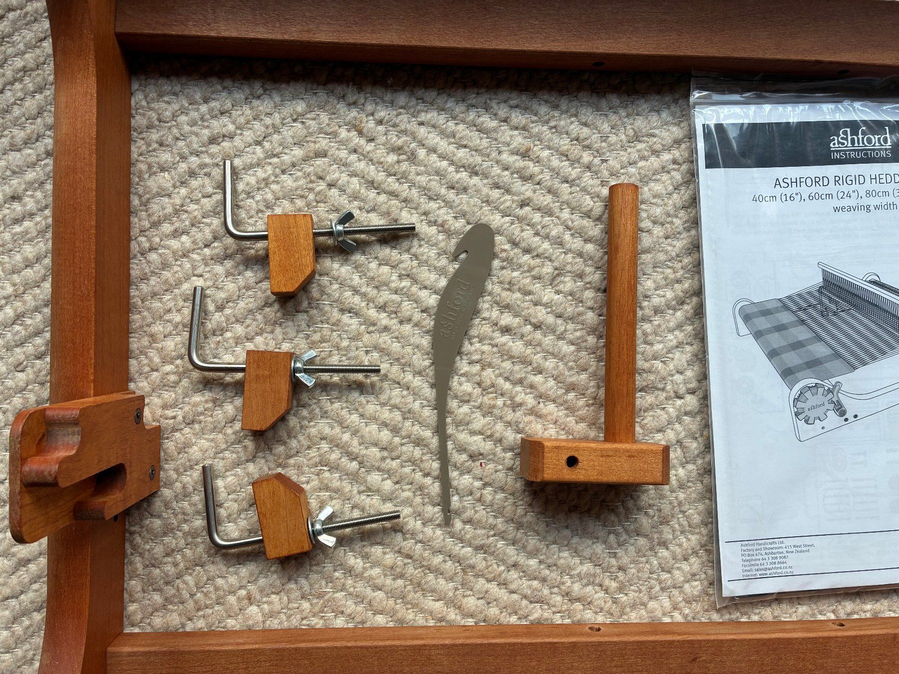 Webrahmen: Ashford Rigid Heddle Loom Webrahmen 80cm – Neu (gemäss Beschreibung) aus Schwanden i. E. von Magnolia88 3