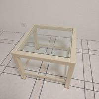 5 Glastische, weiss, sehr gut erhalten, Sommerrabatt!