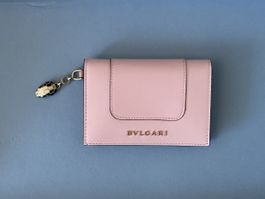 Elegante BVLGARI Serpenti Damen Portemonnaie Rosa