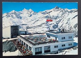 Zermatt. Restaurant Blauherd Luftseilbahn Rothorn