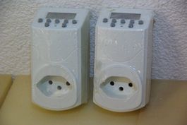 2x Digitale Zeitschaltuhr - weiss - in OVP