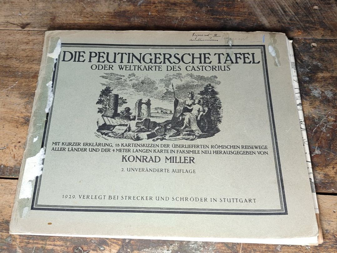 Cartine & Atlanti: Die Peutingersche Tafel oder Weltkarte des Castorius 1929 – Usato da Gelterkinden venduto da MYSTOREFORYOU4460