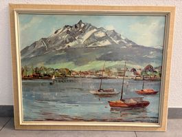 68 x54/ Kunstdruck Vierwaldstättersee