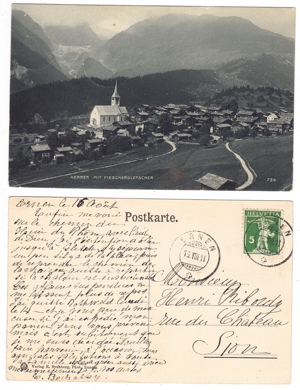 Cartes postales: Ernen – D'occasion à La Tour-de-Peilz par amjust