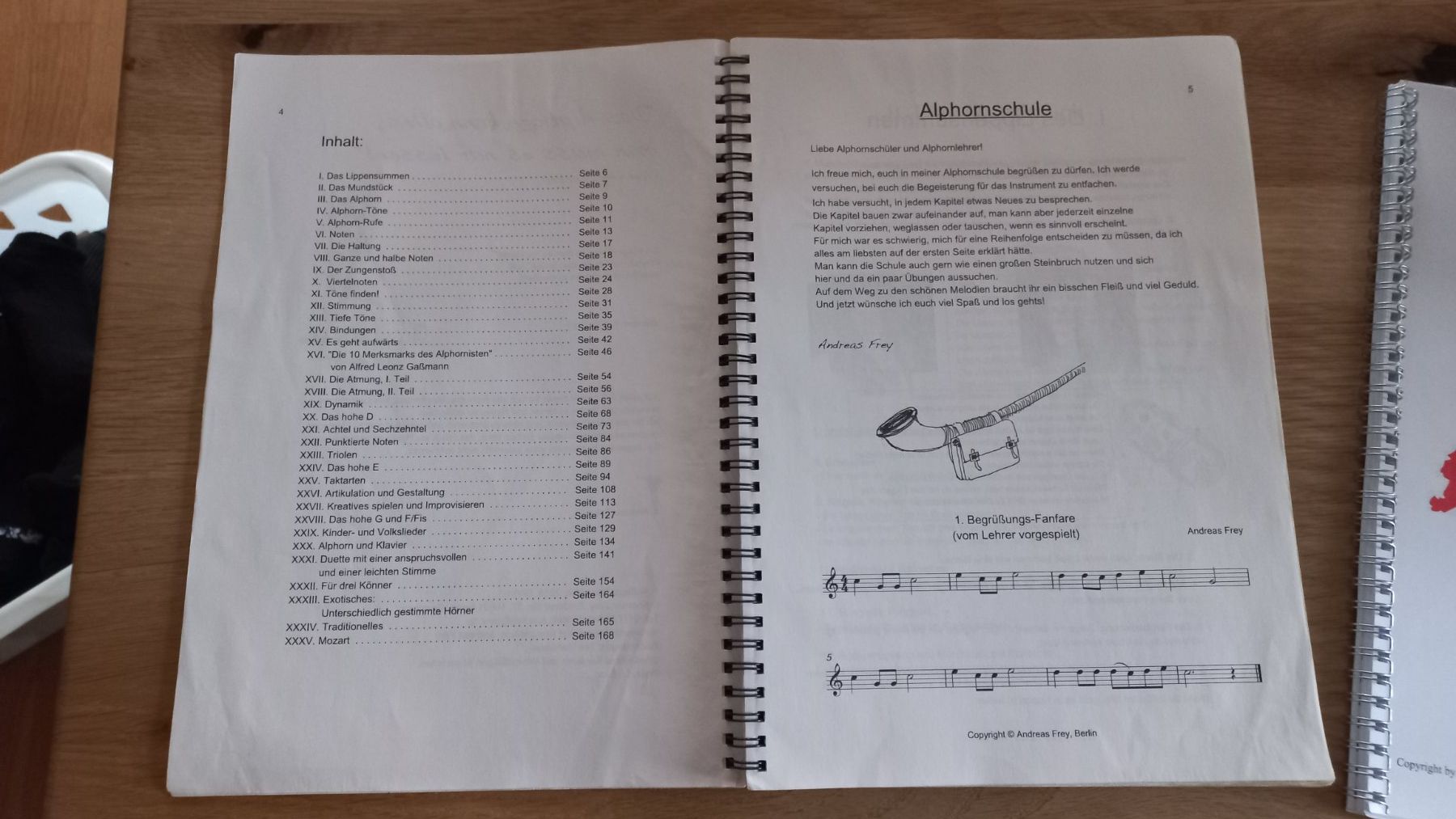 Libri: Alphornschule Andreas Frey Notenheft gebraucht – Usato da Luthern venduto da JanK_ 3