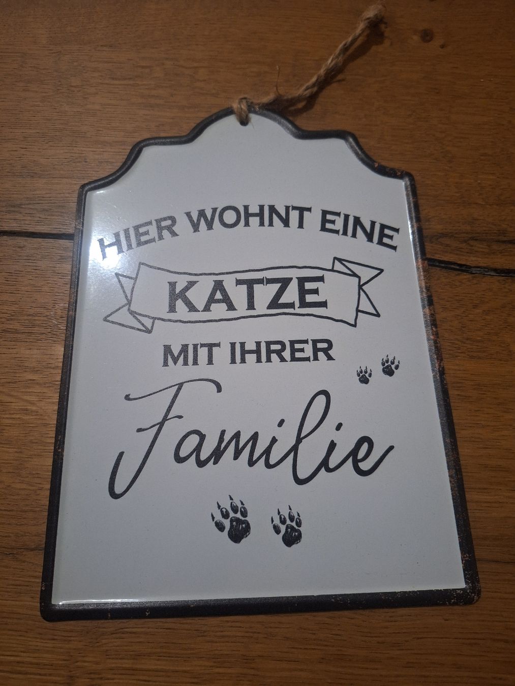 Insegne: Blechschild Katze – Usato da Wanzwil venduto da chlinih93