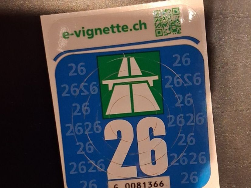 Autobahnvignetten: Autobahnvignette 2026 – Neu (gemäss Beschreibung) aus Igis von JUST-4U-ENJOY