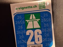 Autobahnvignette 2026