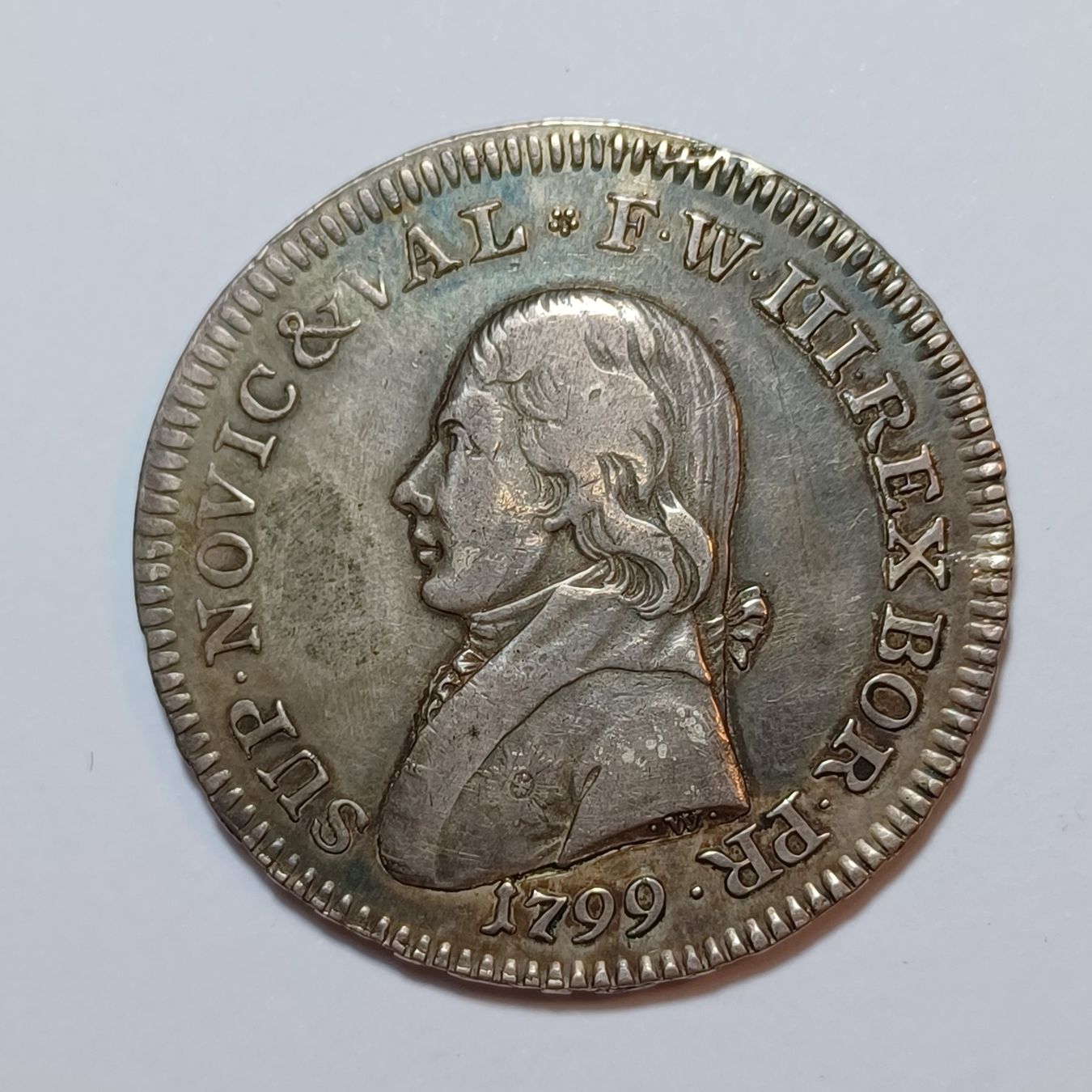 Tutti le monete: 21 Batzen 1799 Neuenburg – Usato da Pfäffikon ZH venduto da Schweizer_Muenzen