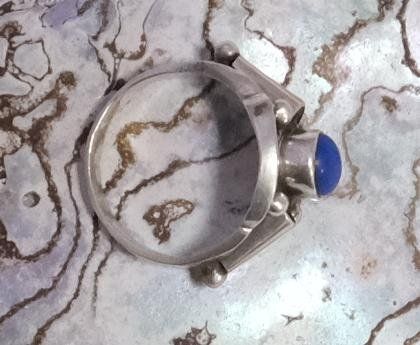 Anelli: Silberring Lapislazuli Vintage – Usato da Zürich venduto da Melody2000 6