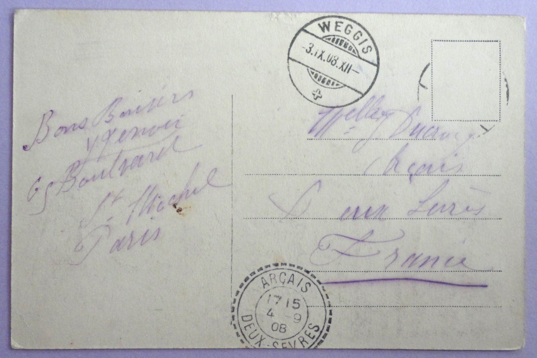 Cartes postales: Die Jungfrau – Défectueux à Fétigny par Billy2miny 1