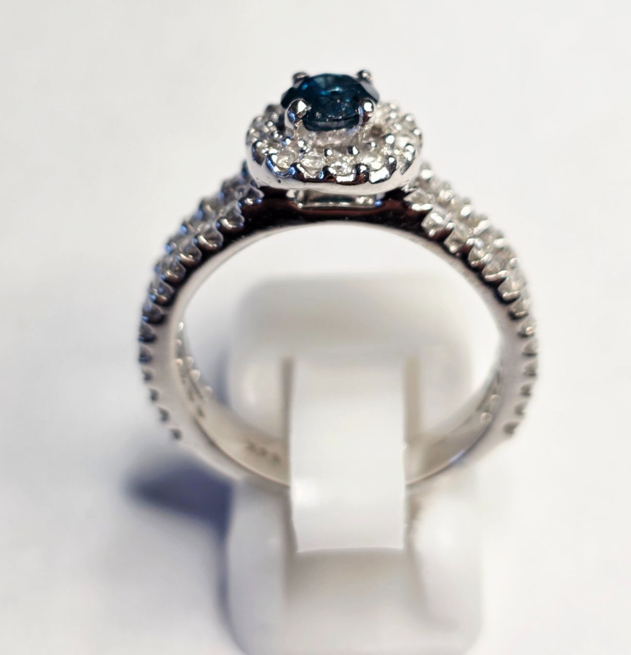 Ringe: Weissgold mit blauem Diamant Ring – Neu (gemäss Beschreibung) aus Zürich von benedikt12 3