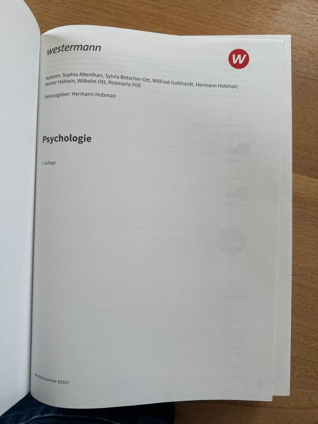 Libri: Psychologie-Buch Hobmair – Usato da Egolzwil venduto da l_v5df 1