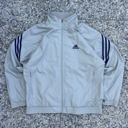 Vintage Adidas beige track jacket 