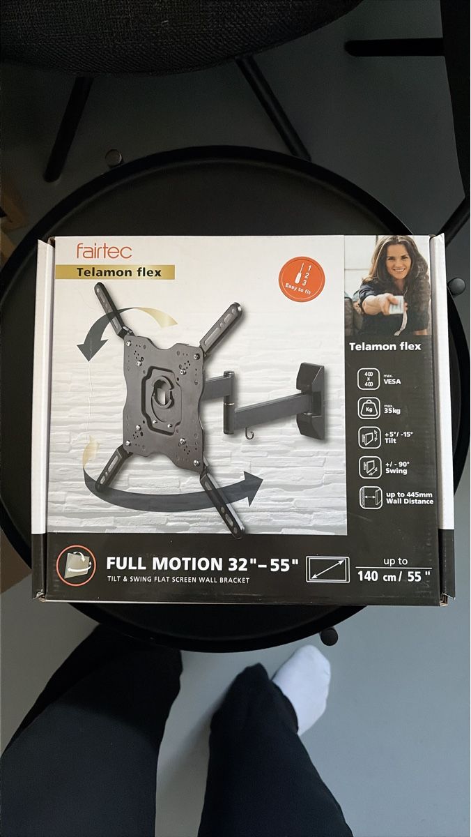 Supporti a parete: Fairtec Telamon flex TV Wandhalterung gebraucht – Nuovo e nell'imballaggio originale da Eschenbach LU venduto da aline.kaufmann