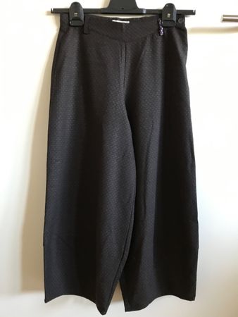 Pantalon large Echappées Belles laine T.1 noir