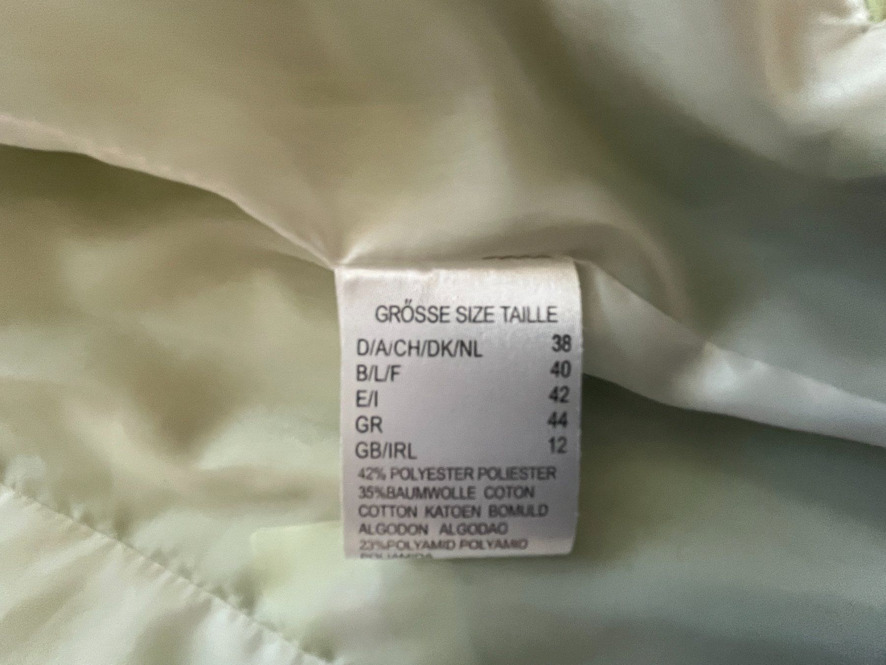 Giacche: Leichte Übergangsjacke lindengrün – Usato da Uetendorf venduto da Florabella01 6