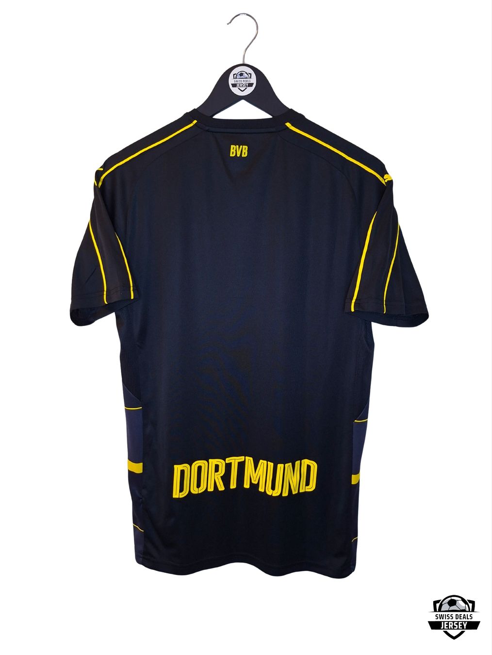 BVB Canottiere & Pantaloni: Original BvB Dortmund 2016-17 Away Trikot – Nuovo (secondo la descrizione) da St-Léonard venduto da SwissDealsJersey 1