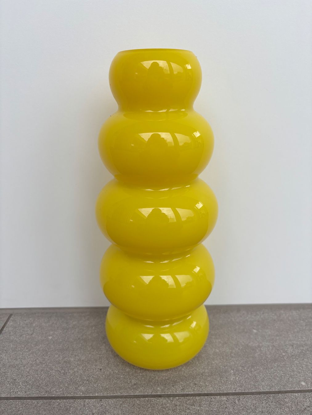 Ikea Vasi & Recipienti: Vintage IKEA Vase, yellow glass – Usato da Steinhausen venduto da ChromeVintage 4