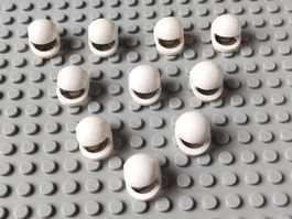 LEGO Minifig Headgear - White Helmet - 2446