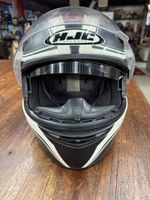 HJC Integralhelm Retro Weiss/Schwarz Grösse L ECE 22-05