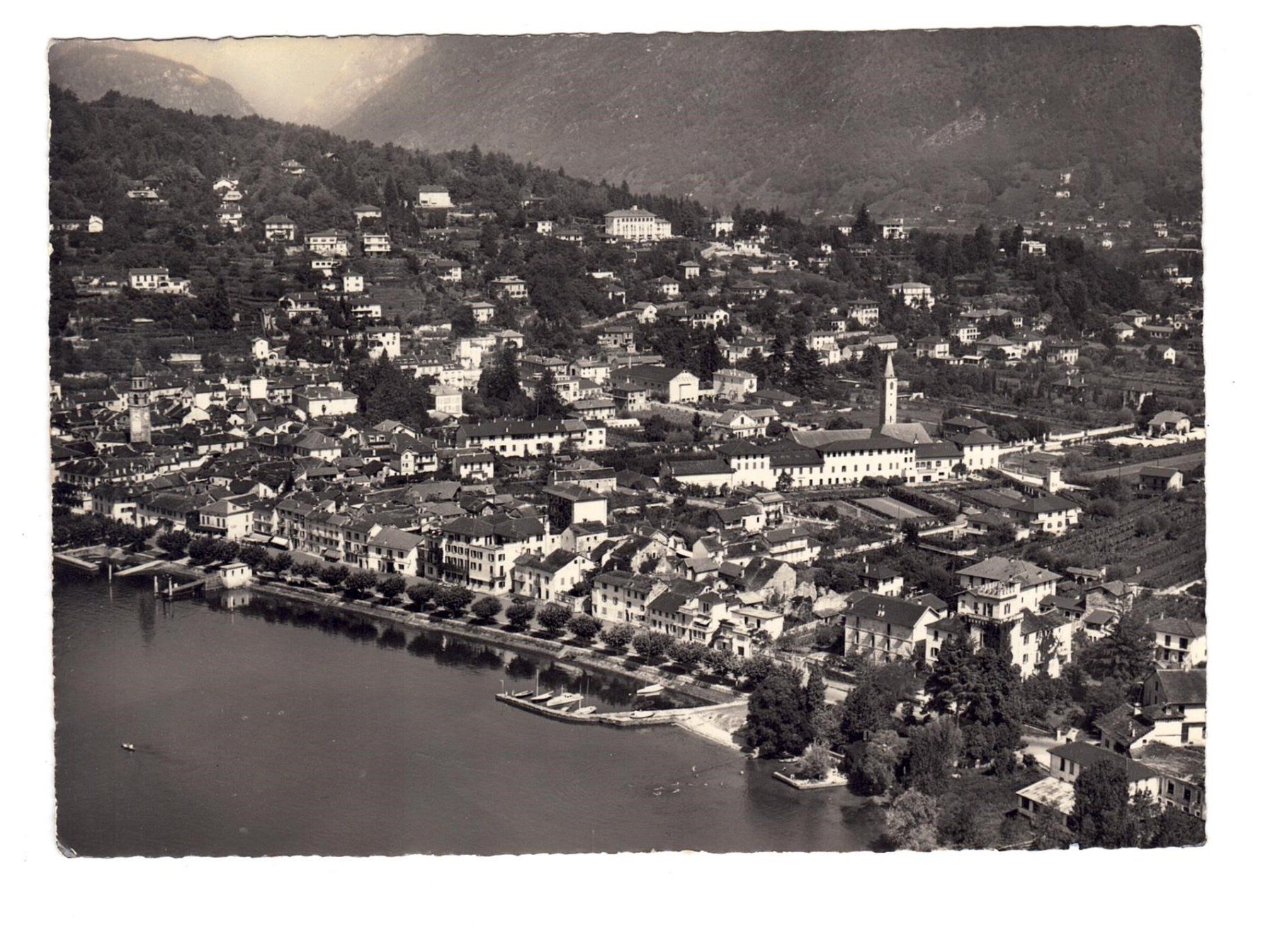 Cartoline postali: Ascona Ansichtskarte, Lago Maggiore, alte Aufnahme – Usato da Büetigen venduto da philat
