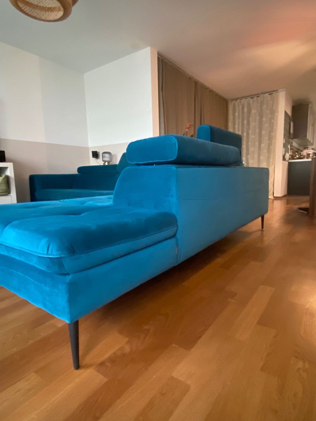 Divani: Ecksofa Stoff Petrol guter Zustand – Usato da Root venduto da andalus01 3